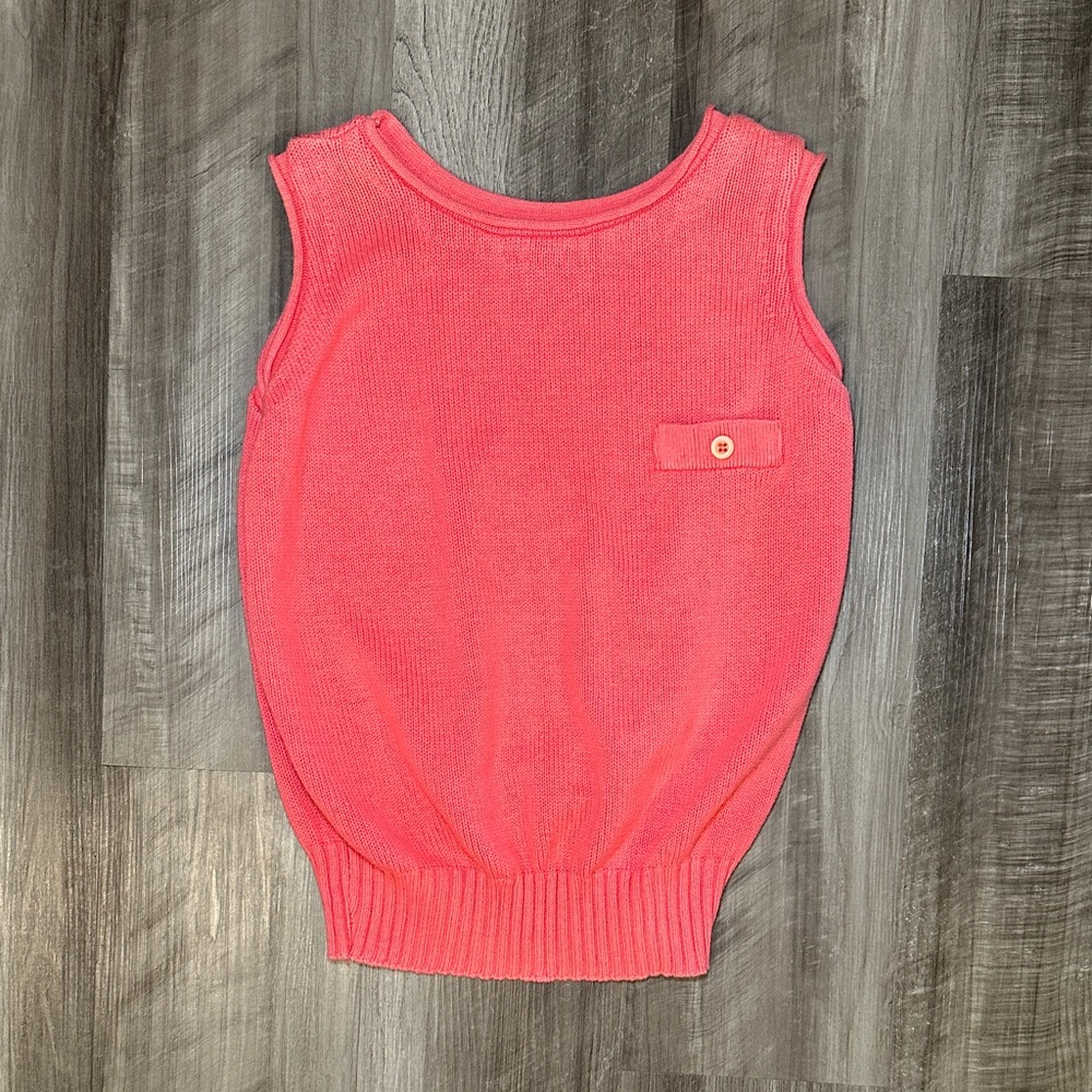 United States Sweaters Vintage Knit Tank Top – Made in USA – Size Medium